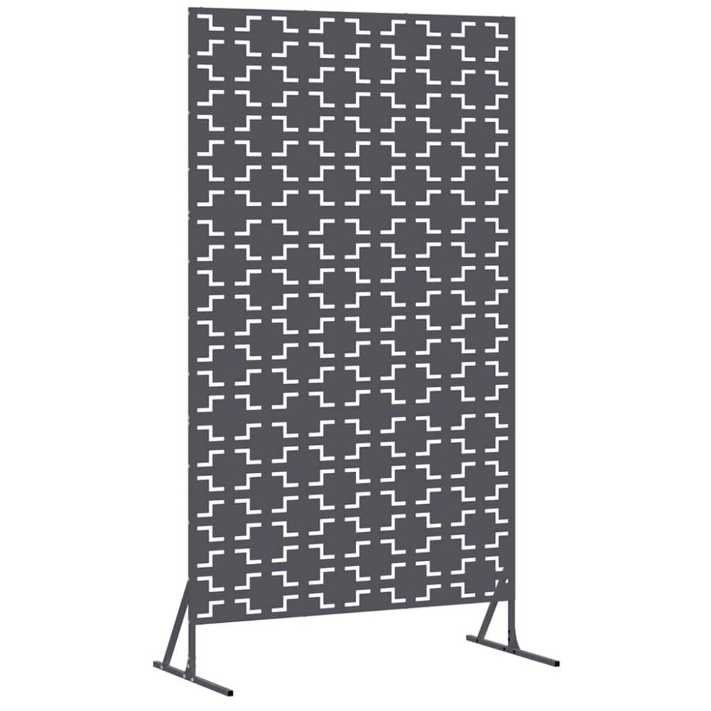 vidaXL Οθόνη Ιδιωτικότητας 100 x 50 x 180 εκ. Ατσάλι Ανθρακί