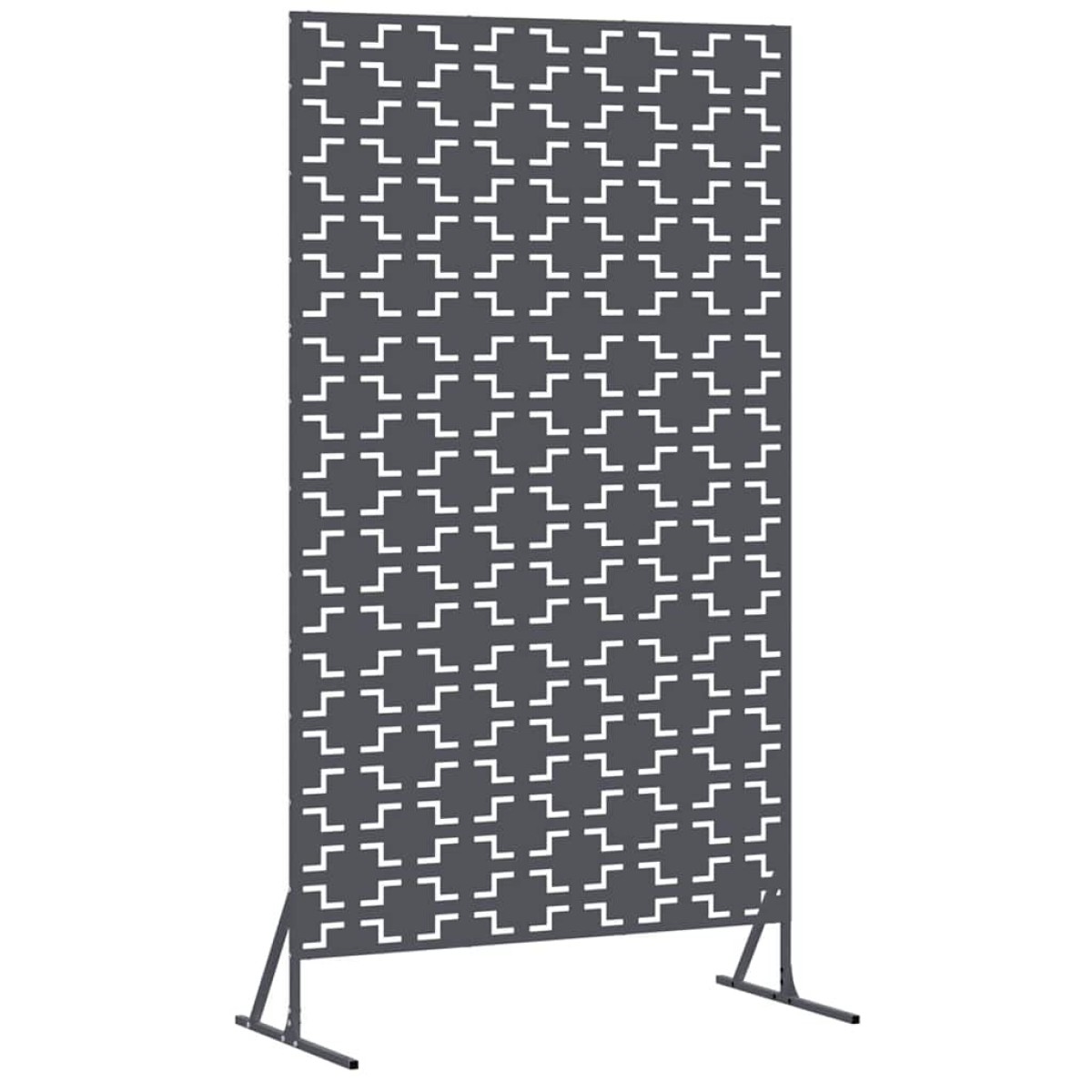 vidaXL Οθόνη Ιδιωτικότητας 100 x 50 x 180 εκ. Ατσάλι Ανθρακί