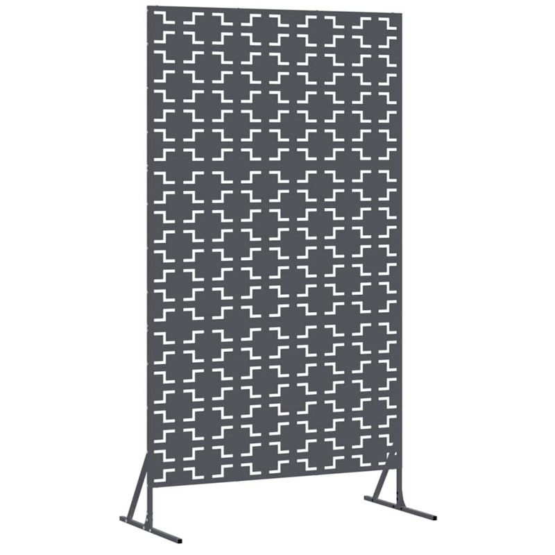 vidaXL Οθόνη Ιδιωτικότητας 100 x 50 x 180 εκ. Ατσάλι Ανθρακί