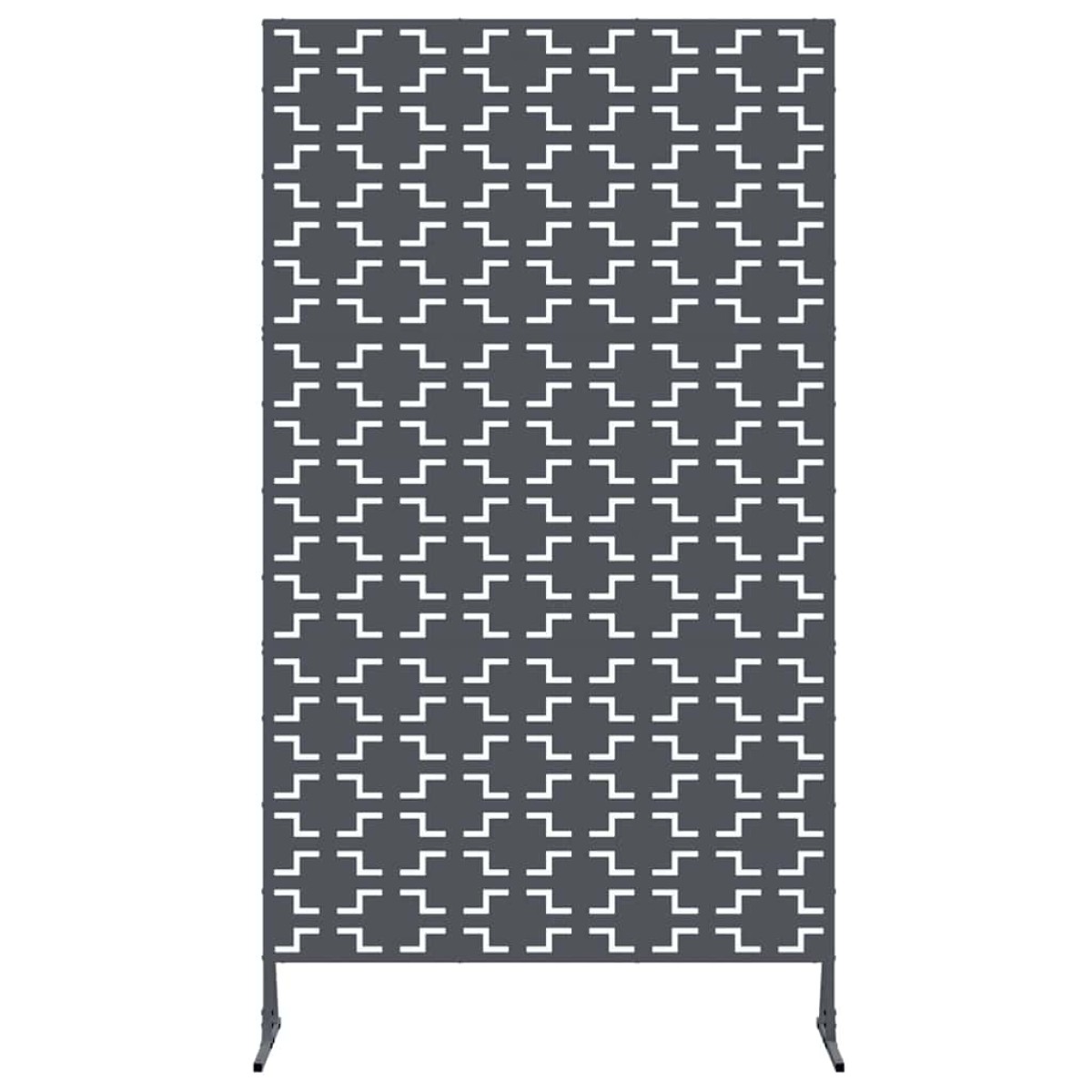 vidaXL Οθόνη Ιδιωτικότητας 100 x 50 x 180 εκ. Ατσάλι Ανθρακί