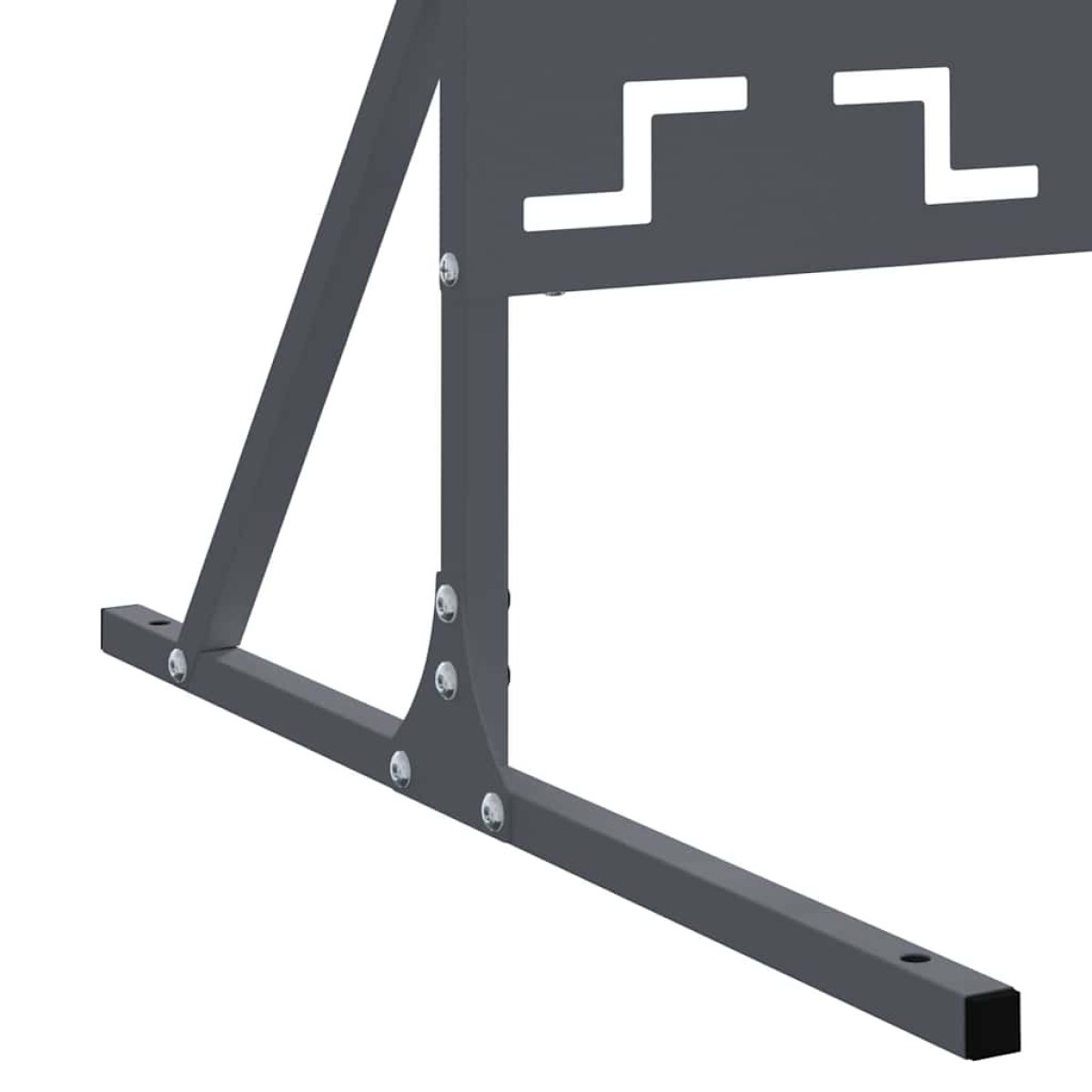 vidaXL Οθόνη Ιδιωτικότητας 100 x 50 x 180 εκ. Ατσάλι Ανθρακί