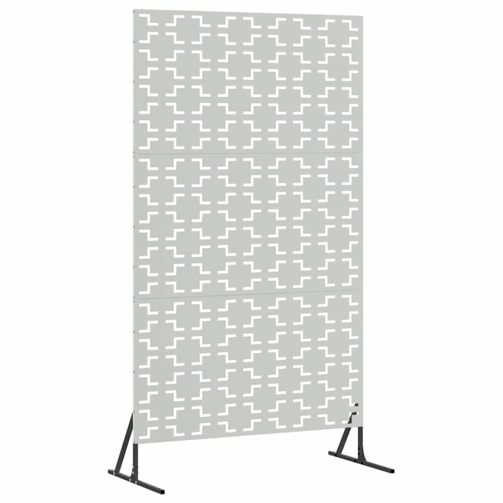 vidaXL Οθόνη Ιδιωτικότητας 100 x 50 x 180 εκ. Γαλβανισμένος Χάλυβας