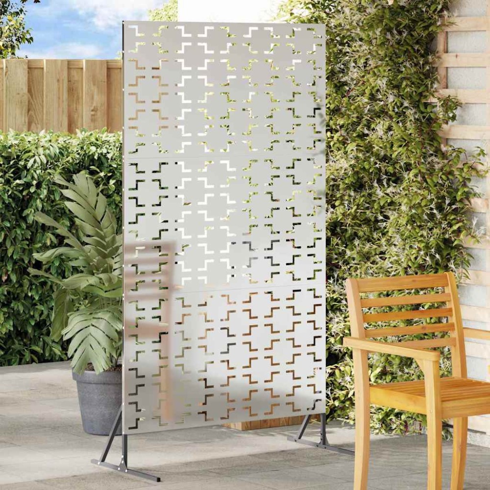 vidaXL Οθόνη Ιδιωτικότητας 100 x 50 x 180 εκ. Γαλβανισμένος Χάλυβας