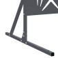 vidaXL Οθόνη Ιδιωτικότητας 100 x 50 x 180 εκ. Ατσάλι Ανθρακί