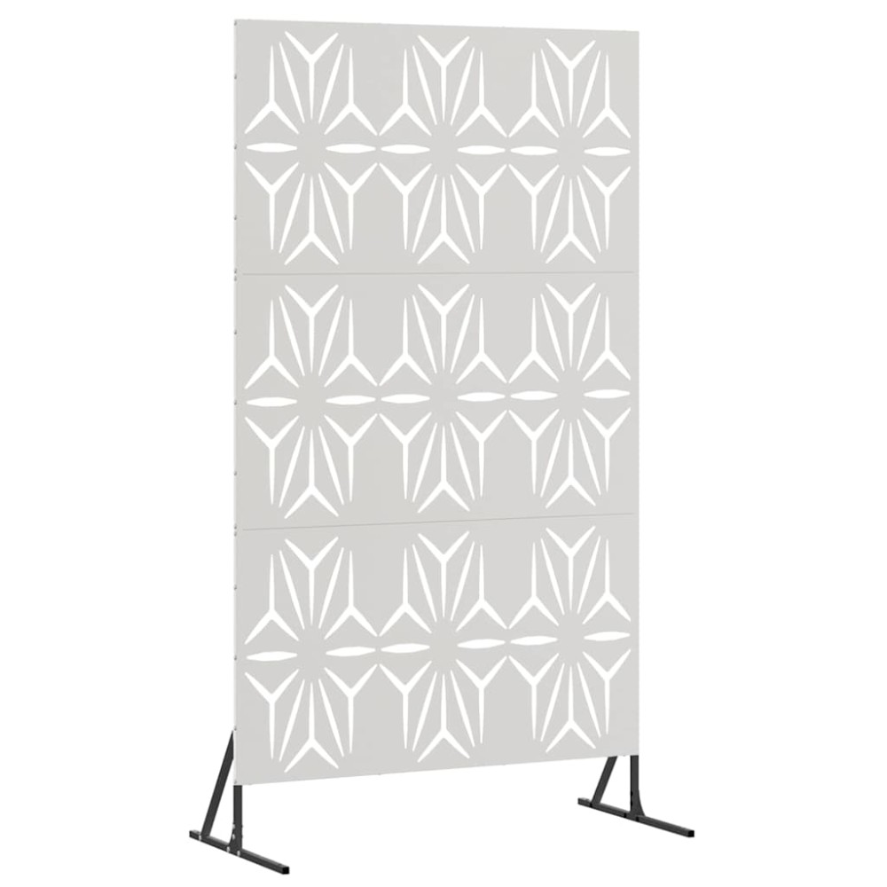 vidaXL Οθόνη Ιδιωτικότητας 100 x 50 x 180 εκ. Ανοξείδωτο Ατσάλι Ασημί