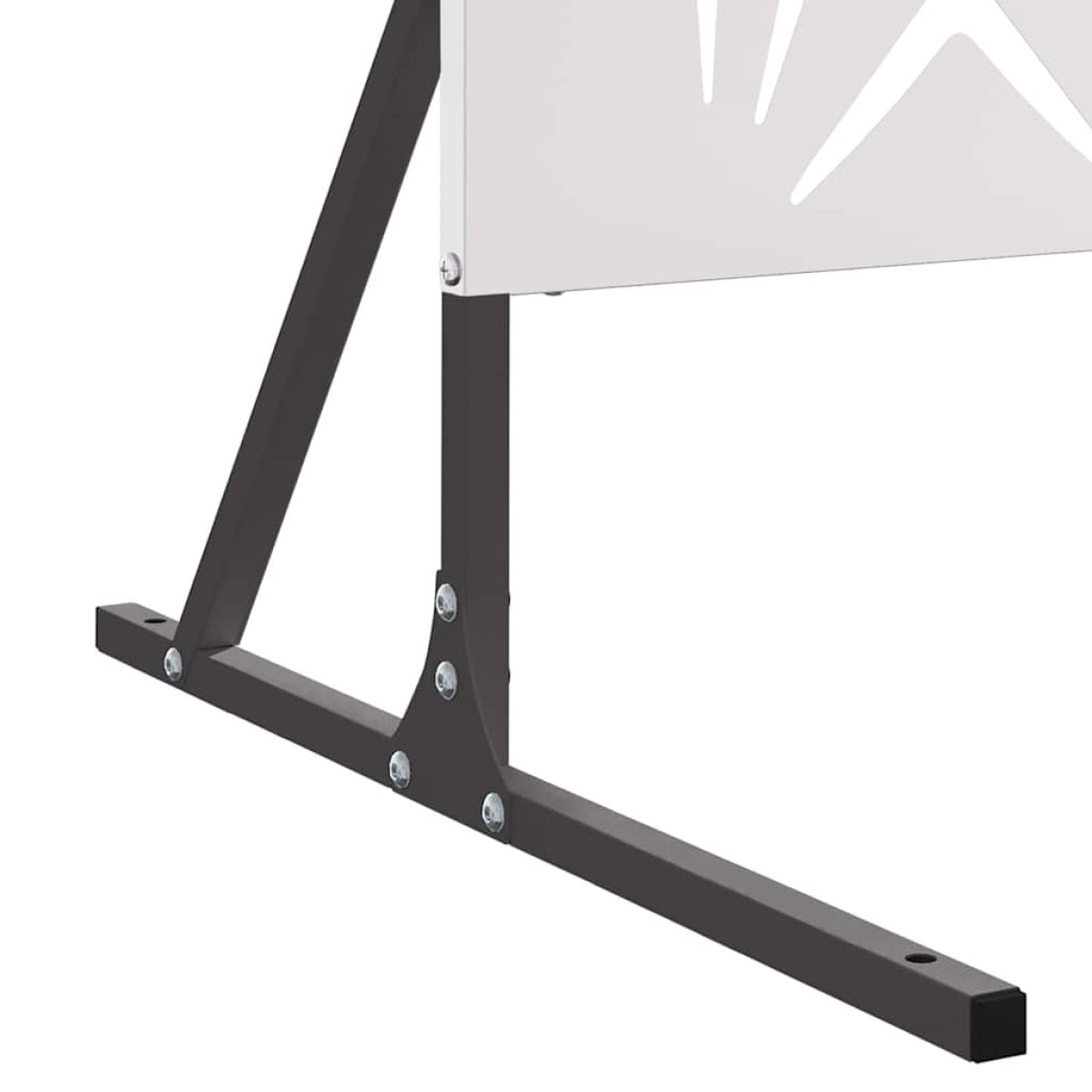 vidaXL Οθόνη Ιδιωτικότητας 100 x 50 x 180 εκ. Ανοξείδωτο Ατσάλι Ασημί