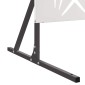 vidaXL Οθόνη Ιδιωτικότητας 100 x 50 x 180 εκ. Ανοξείδωτο Ατσάλι Ασημί