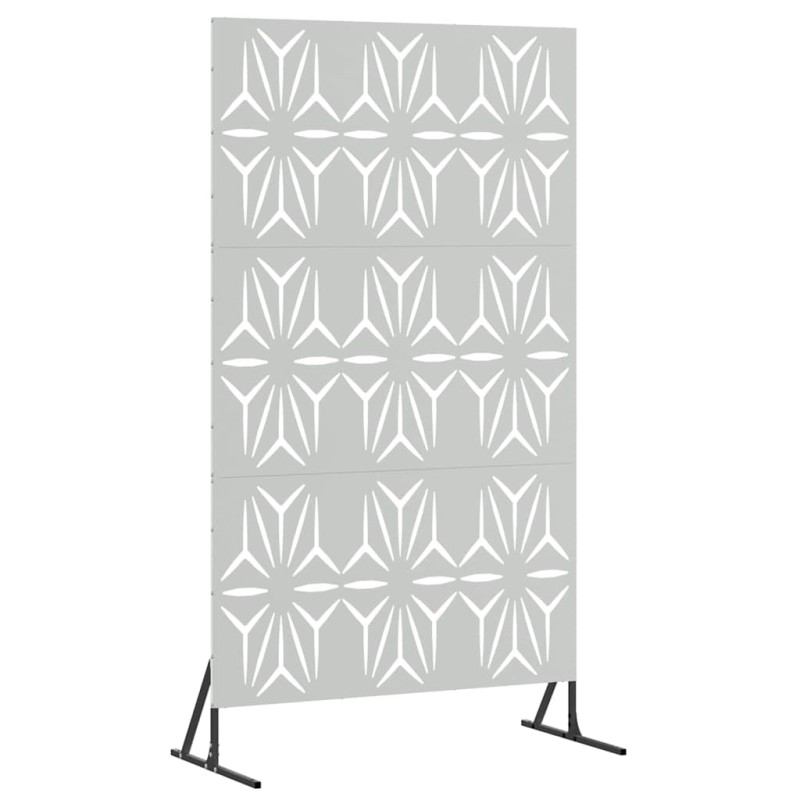 vidaXL Οθόνη Ιδιωτικότητας 100 x 50 x 180 εκ. Γαλβανισμένος Χάλυβας