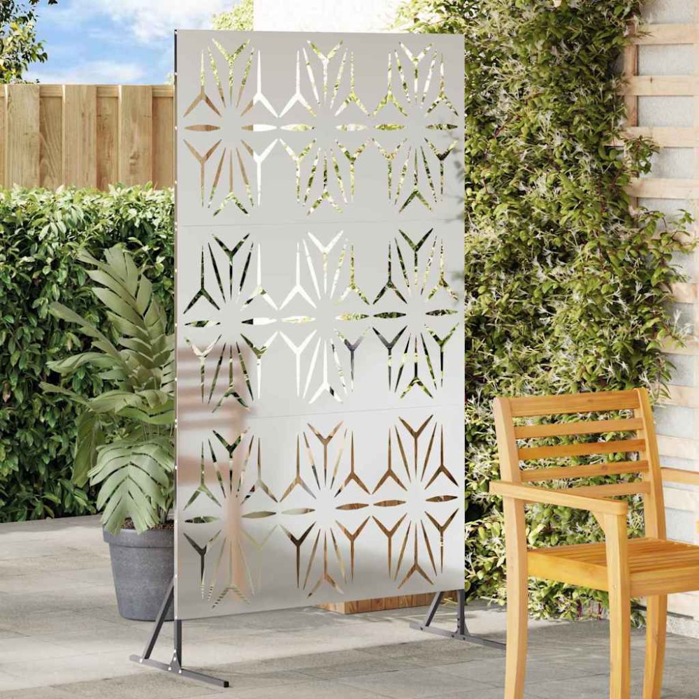 vidaXL Οθόνη Ιδιωτικότητας 100 x 50 x 180 εκ. Γαλβανισμένος Χάλυβας