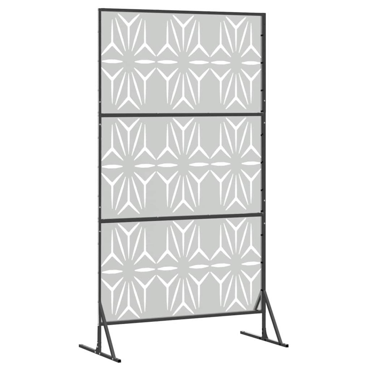 vidaXL Οθόνη Ιδιωτικότητας 100 x 50 x 180 εκ. Γαλβανισμένος Χάλυβας