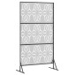 vidaXL Οθόνη Ιδιωτικότητας 100 x 50 x 180 εκ. Γαλβανισμένος Χάλυβας