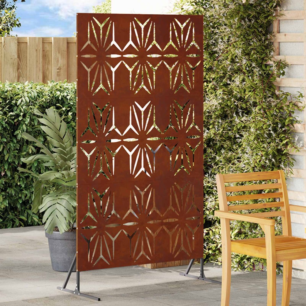 vidaXL Οθόνη Ιδιωτικότητας 100 x 50 x 180 εκ. Σκ rusty
