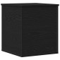 vidaXL Κουτί αποθήκευσης Μαύρη Οξυά 40 x 42 x 46 cm Επεξεργασμένο Ξύλο