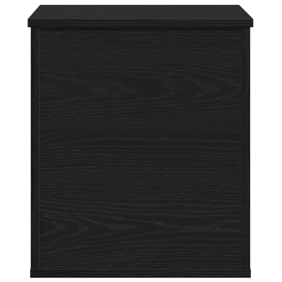 vidaXL Κουτί αποθήκευσης Μαύρη Οξυά 40 x 42 x 46 cm Επεξεργασμένο Ξύλο