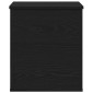 vidaXL Κουτί αποθήκευσης Μαύρη Οξυά 40 x 42 x 46 cm Επεξεργασμένο Ξύλο