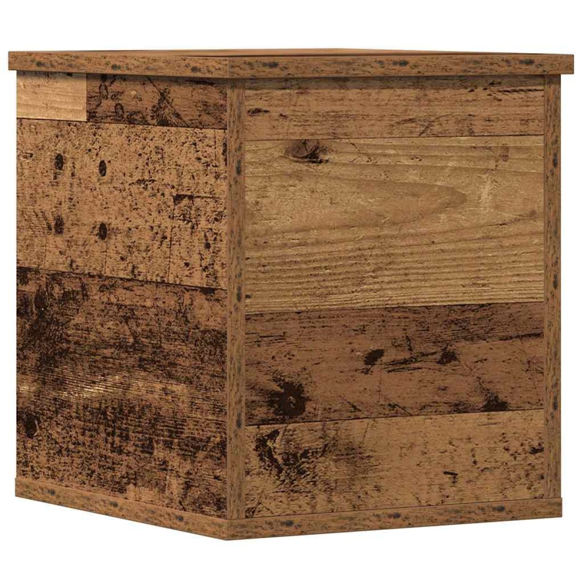 vidaXL Κουτί αποθήκευσης Παλιό Ξύλο 30 x 35 x 35 cm Επεξεργασμένο Ξύλο