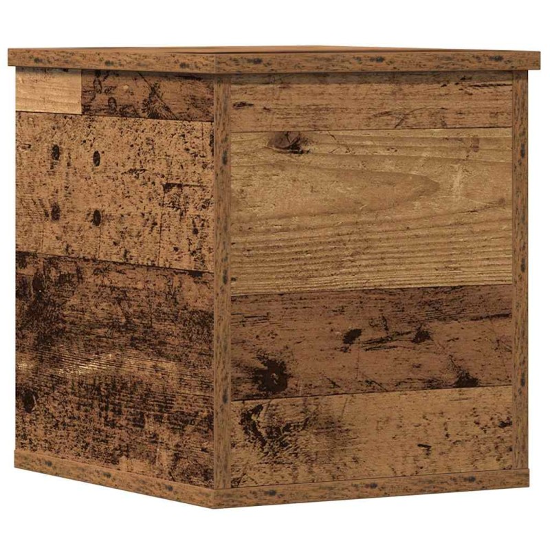 vidaXL Κουτί αποθήκευσης Παλιό Ξύλο 30 x 35 x 35 cm Επεξεργασμένο Ξύλο