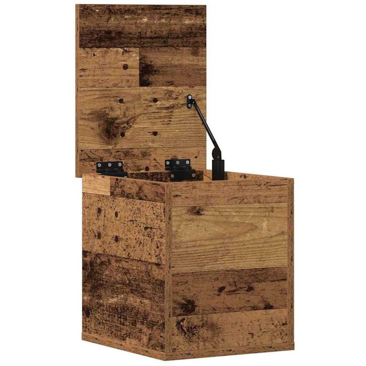 vidaXL Κουτί αποθήκευσης Παλιό Ξύλο 30 x 35 x 35 cm Επεξεργασμένο Ξύλο