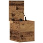 vidaXL Κουτί αποθήκευσης Παλιό Ξύλο 30 x 35 x 35 cm Επεξεργασμένο Ξύλο