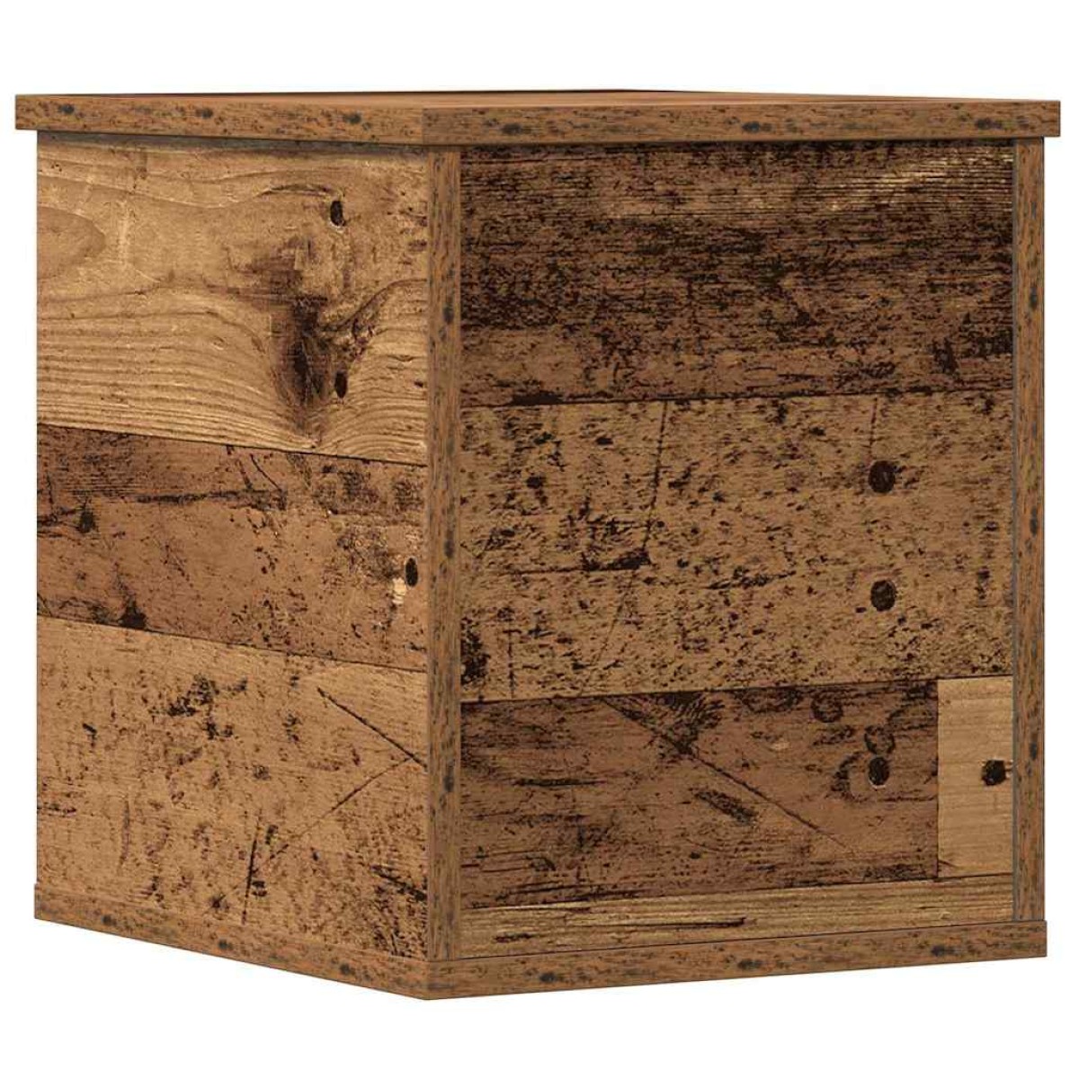 vidaXL Κουτί αποθήκευσης Παλιό Ξύλο 30 x 35 x 35 cm Επεξεργασμένο Ξύλο