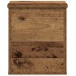 vidaXL Κουτί αποθήκευσης Παλιό Ξύλο 30 x 35 x 35 cm Επεξεργασμένο Ξύλο