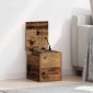 vidaXL Κουτί αποθήκευσης Παλιό Ξύλο 30 x 35 x 35 cm Επεξεργασμένο Ξύλο