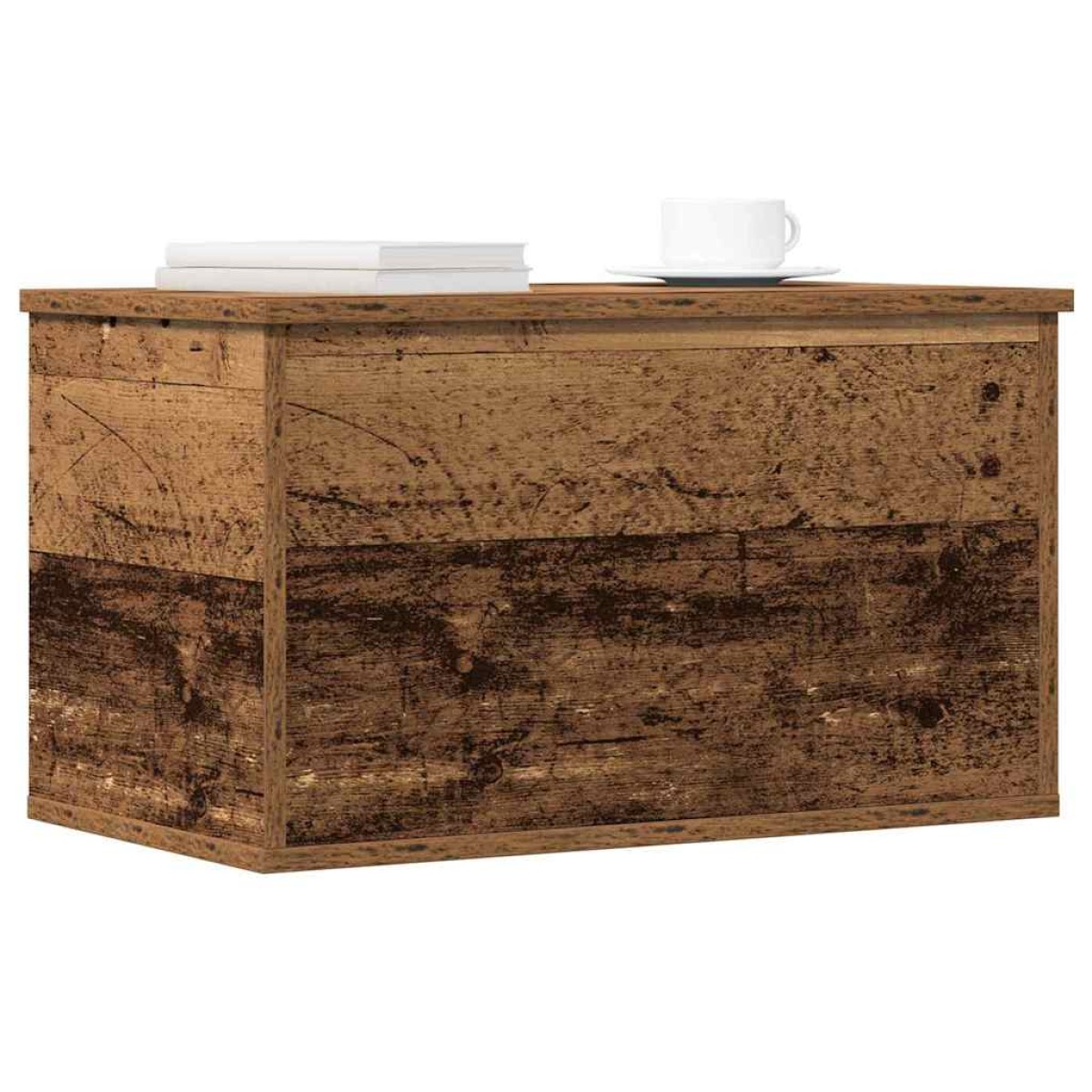 vidaXL Κουτί αποθήκευσης Παλιό Ξύλο 60 x 35 x 35 cm Επεξεργασμένο Ξύλο