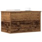 vidaXL Κουτί αποθήκευσης Παλιό Ξύλο 60 x 35 x 35 cm Επεξεργασμένο Ξύλο