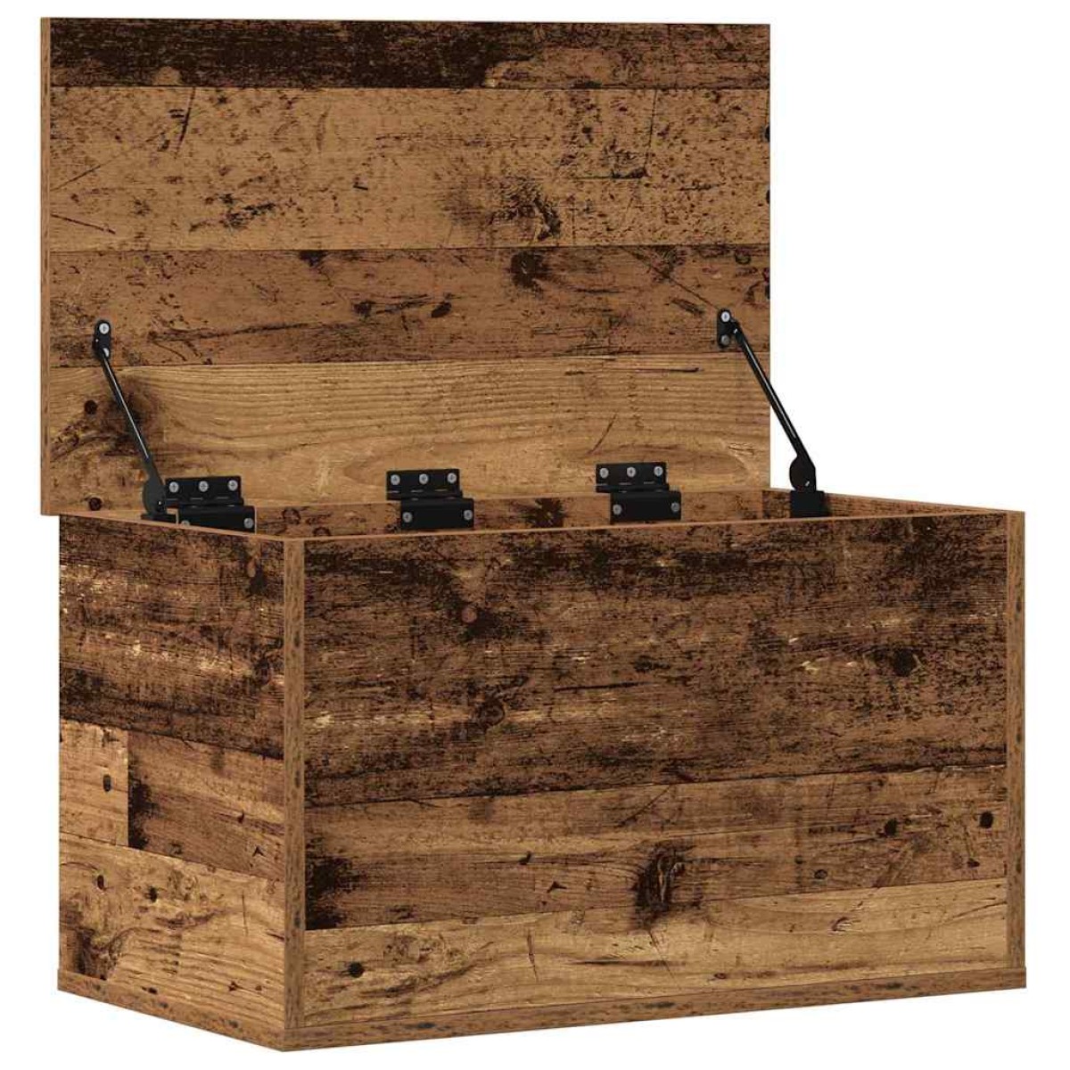 vidaXL Κουτί αποθήκευσης Παλιό Ξύλο 60 x 35 x 35 cm Επεξεργασμένο Ξύλο