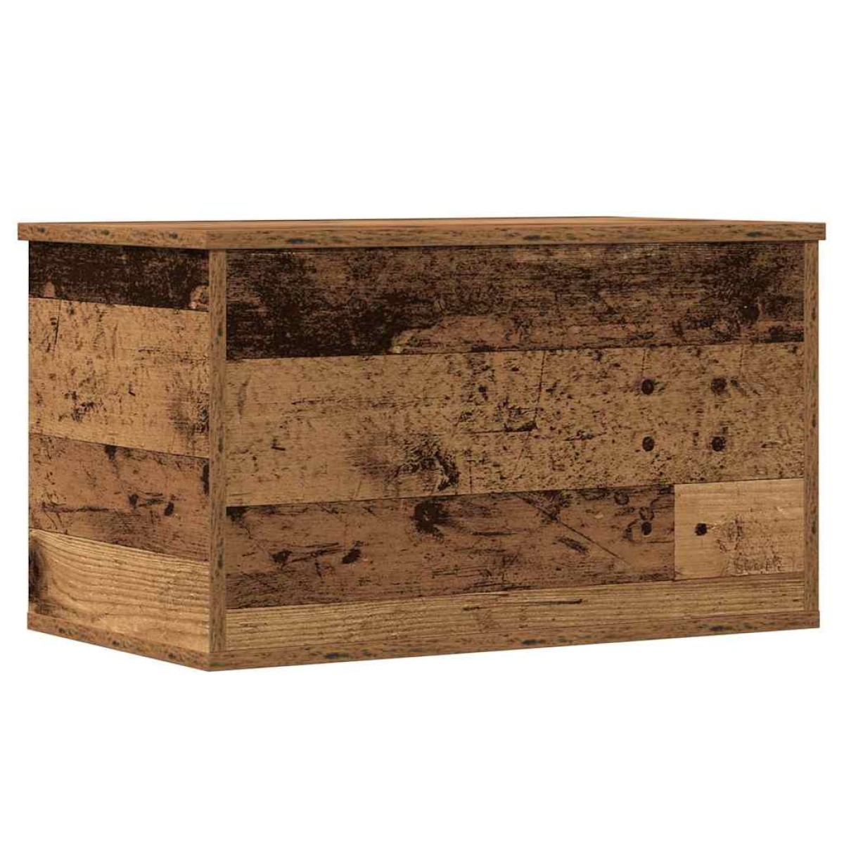vidaXL Κουτί αποθήκευσης Παλιό Ξύλο 60 x 35 x 35 cm Επεξεργασμένο Ξύλο