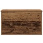 vidaXL Κουτί αποθήκευσης Παλιό Ξύλο 60 x 35 x 35 cm Επεξεργασμένο Ξύλο