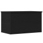 vidaXL Κουτί αποθήκευσης Μαύρη Οξυά 60 x 35 x 35 cm Επεξεργασμένο Ξύλο