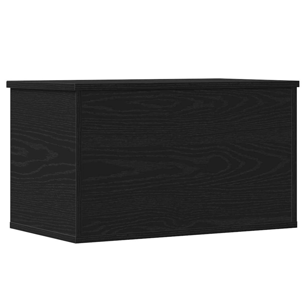 vidaXL Κουτί αποθήκευσης Μαύρη Οξυά 60 x 35 x 35 cm Επεξεργασμένο Ξύλο
