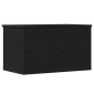 vidaXL Κουτί αποθήκευσης Μαύρη Οξυά 60 x 35 x 35 cm Επεξεργασμένο Ξύλο