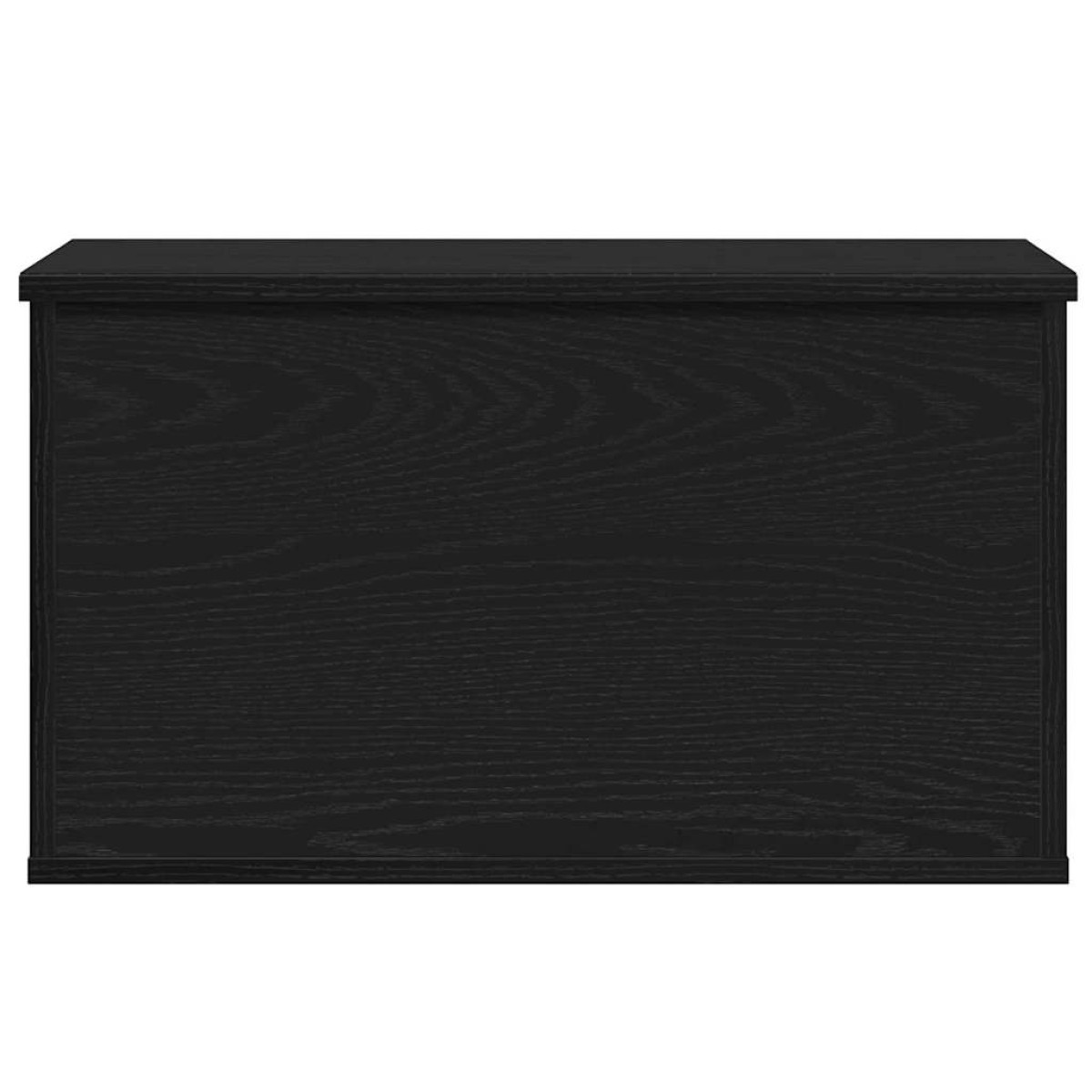 vidaXL Κουτί αποθήκευσης Μαύρη Οξυά 60 x 35 x 35 cm Επεξεργασμένο Ξύλο