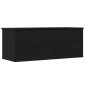 vidaXL Κουτί αποθήκευσης Μαύρη Οξυά 90 x 35 x 35 cm Επεξεργασμένο Ξύλο