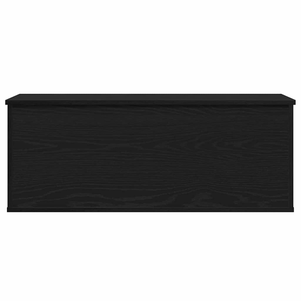 vidaXL Κουτί αποθήκευσης Μαύρη Οξυά 90 x 35 x 35 cm Επεξεργασμένο Ξύλο
