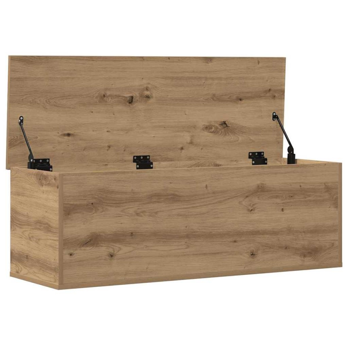 vidaXL Κουτί αποθήκευσης Artisan Oak 102 x 35 x 35 cm