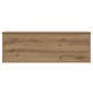 vidaXL Κουτί αποθήκευσης Artisan Oak 102 x 35 x 35 cm
