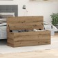 vidaXL Κουτί αποθήκευσης Artisan Oak 102 x 35 x 35 cm