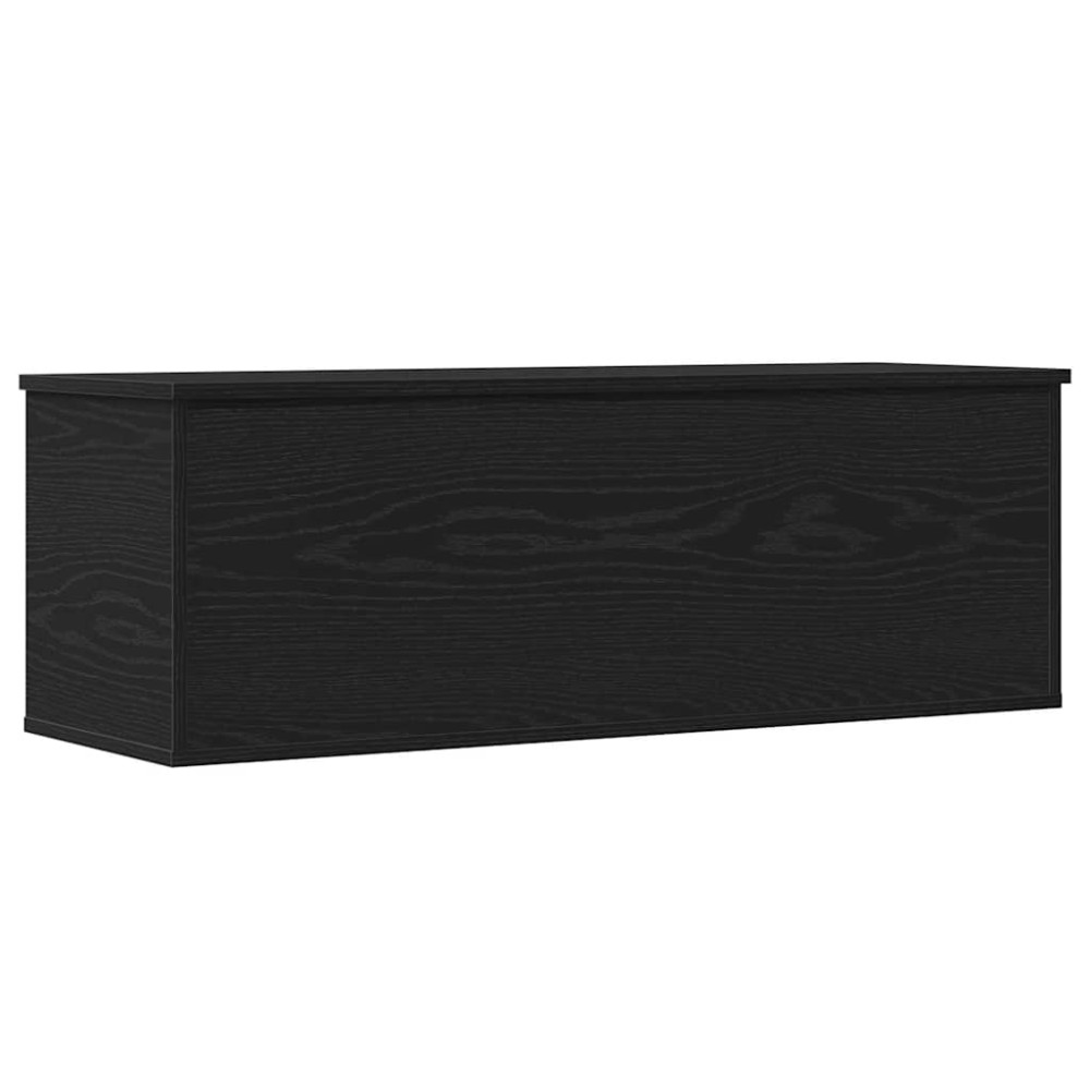 vidaXL Κουτί αποθήκευσης Μαύρη Οξυά 102 x 35 x 35 cm
