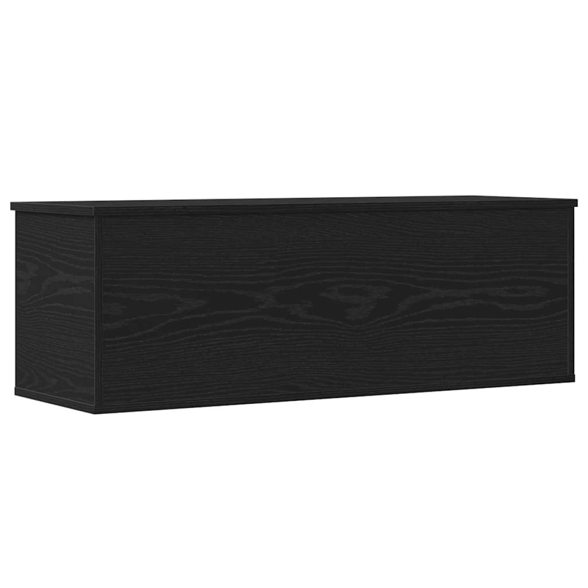 vidaXL Κουτί αποθήκευσης Μαύρη Οξυά 102 x 35 x 35 cm