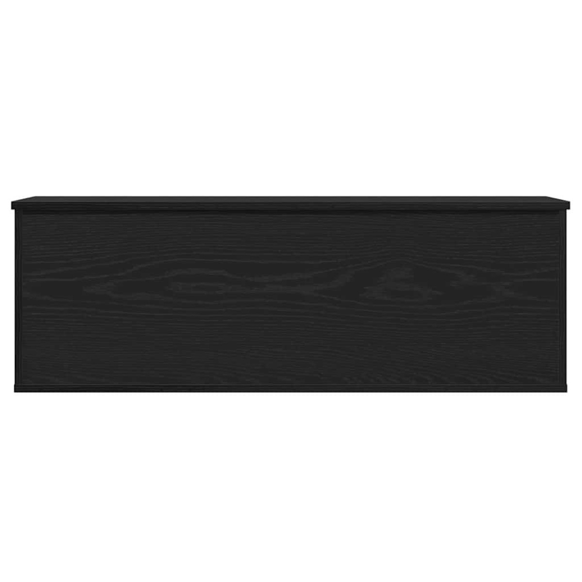 vidaXL Κουτί αποθήκευσης Μαύρη Οξυά 102 x 35 x 35 cm