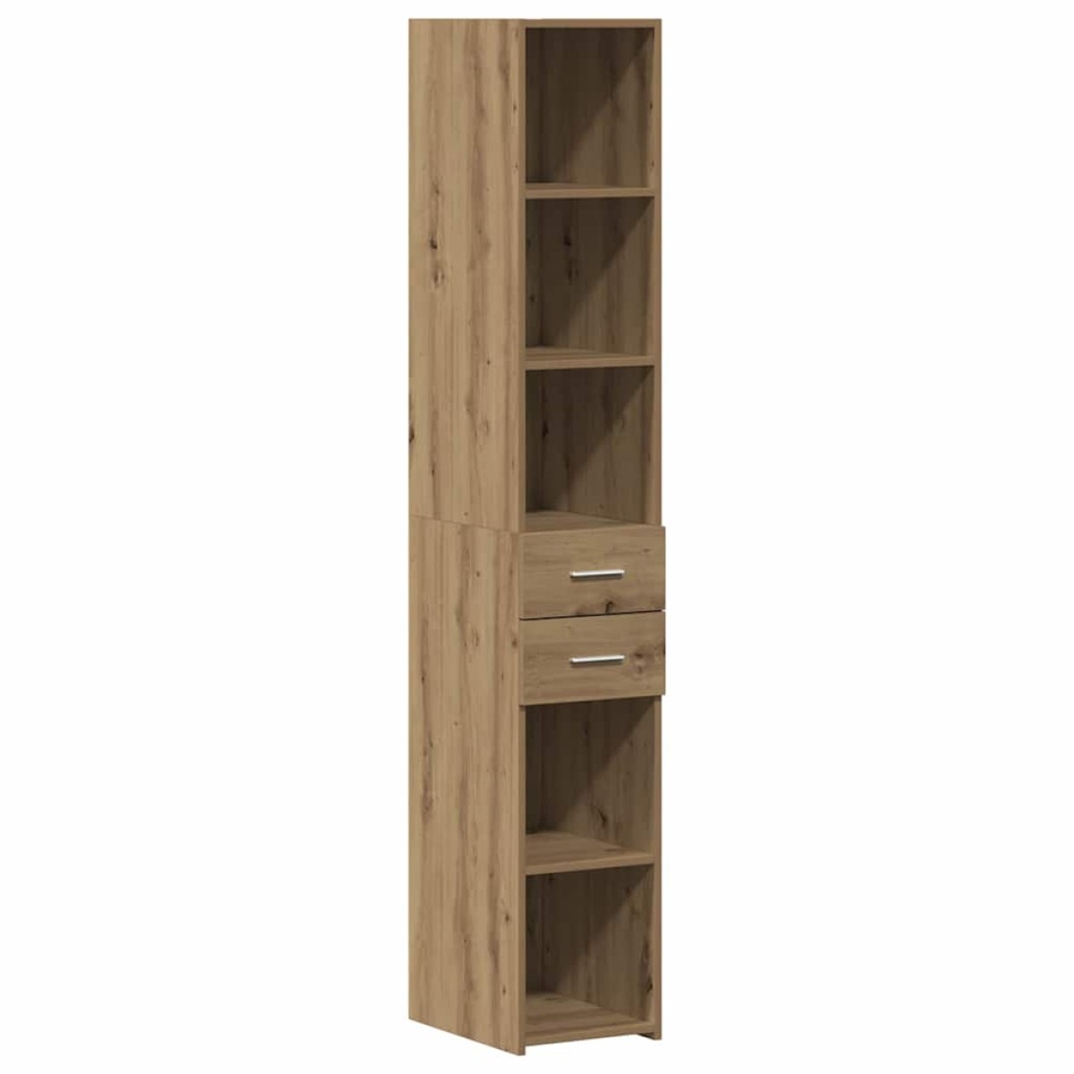 vidaXL Βιβλιοθήκη Artisan Oak 30 x 42.4 x 185.2 εκ.