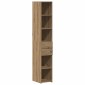 vidaXL Βιβλιοθήκη Artisan Oak 30 x 42.4 x 185.2 εκ.