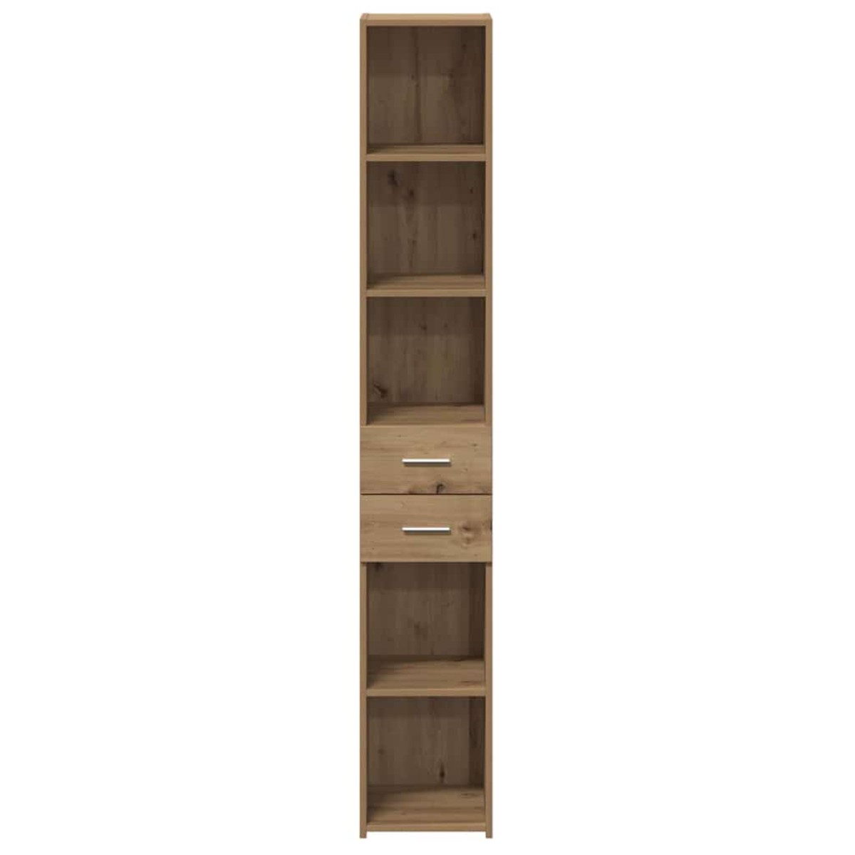 vidaXL Βιβλιοθήκη Artisan Oak 30 x 42.4 x 185.2 εκ.
