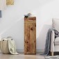 vidaXL Πλαϊνό γραφείο με συρτάρι Παλιό ξύλο 30 x 42,5 x 93 εκ.