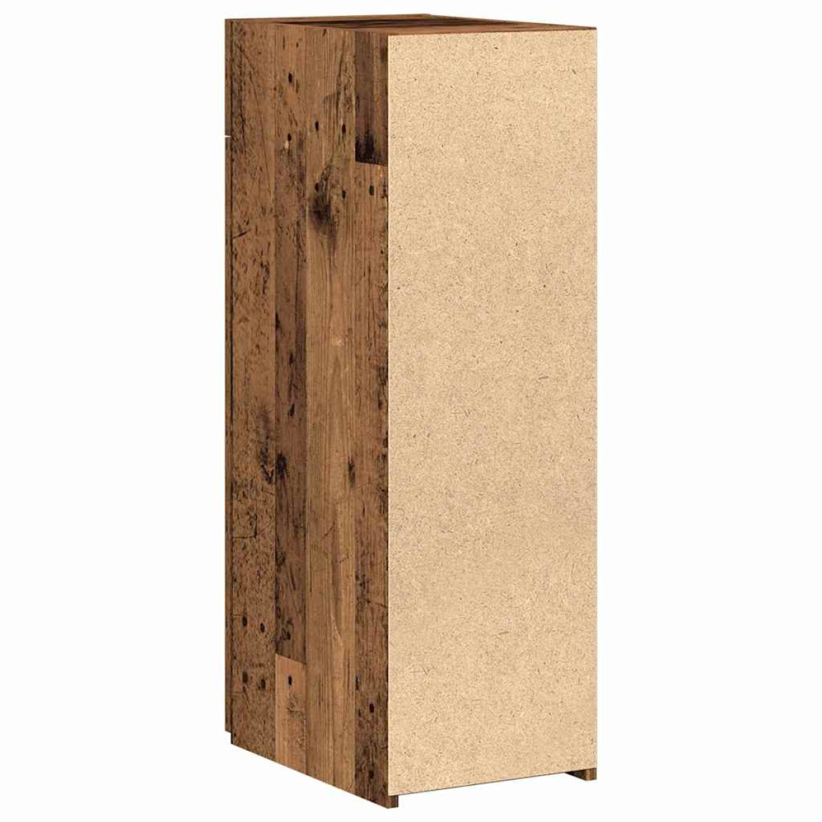 vidaXL Πλαϊνό γραφείο με συρτάρι Παλιό ξύλο 30 x 42,5 x 93 εκ.