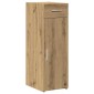 vidaXL Πλαϊνό γραφείο Artisan Oak 30 x 42,5 x 93 εκ.