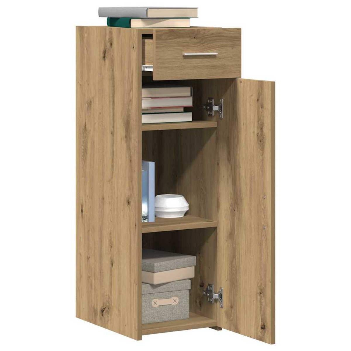 vidaXL Πλαϊνό γραφείο Artisan Oak 30 x 42,5 x 93 εκ.